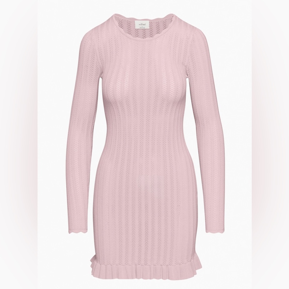 Lilac long sleeve Aritzia dress